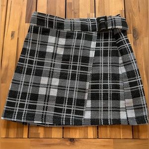 Plaid miniskirt